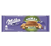 Milka - Tablette de Chocolat au Lait et Gaufrette MMMAX Nussini - Chocolats de Noël - 300 g