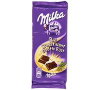 Milka Tablette de Chocolat aux Riz Croustillant 2 x 100 g