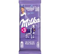 MILKA tablette lait alpin 3x100g