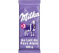 Milka - Tablettes Chocolat au Lait du Pays Alpin - 3x100g