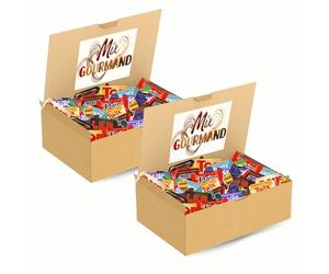 MILKA, TOBLERONE, CÉLÉBRATIONS - 2 x 100 Chocolats Individuels - 1,5 kg