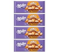 Milka Toffee Crème de lait entière et légère note de caramel 4 packs