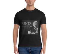 MILKGROUND Eros-Ramazzotti-Album-T-Shirt-Vintage-Clothes-Graphics-t-Shirt Black 3XL