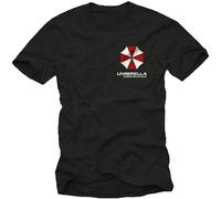 MILKGROUND ROMON Umbrella Corporation Resident T-Shirt Mens Men Evil Gift Black M