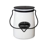 Milkhouse Bougie Creamery Beurre Bougie en Pot, crème, 22-Ounce