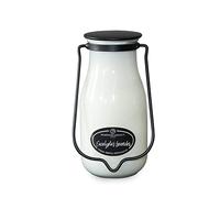 Milkhouse Candle Company Creamery Glow Collection Bougie parfumée en forme de bouteille de lait Lavande d'eucalyptus 400 ml