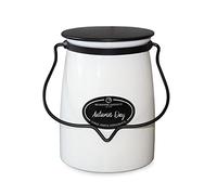 Milkhouse Candle Company - Jour d'automne - Collection Creamery - Bougies de soja à mèche de coton simple de 623,7 g avec cire d'abeille - Longue durée de combustion, fabriquées aux États-Unis -