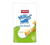 Milkies d’animonda, coussins croquants sans céréales pour chat, friandise pour chat, 12 x 30 g