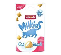 Milkies d’animonda, coussins croquants sans céréales pour chat, friandise pour chat, Wellness, 12 x 30 g