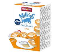 Milkies d’animonda, portions de lait pour chat, Harmony, 4 x 20 portions de 15 g