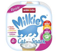 Milkies d’animonda, portions de lait pour chat, Selection, 15 x 4 portions de 15 g