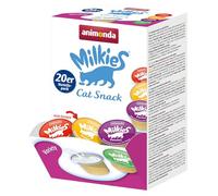 ANIMONDA PETFOOD – Milkies – Portions de lait pour chat – Variété – 4 x 20 portions de 15 g