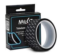 milKit Fond de jante Tubeless Ready noir 25 mm