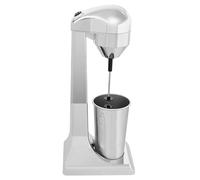 Milkshake Mixeur 100 W Shaker de protéines avec tasse de 500 ml 2 vitesses Blender électrique 22000 tr/min pour les magasins de thé au lait, les cafés, les restaurants 17,8 x 12,4 x 38,5 cm (argent)