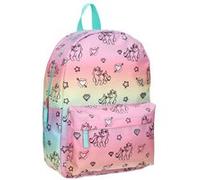 Milky Kiss sac à dos pour filles 13,6 litres de polyester rose/vert Vert G