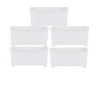 Milky lot de 5 moules Briquet - Pour fromage env. 400 g - Moule alimentaire sans BPA pour maturation homogène - Réutilisable