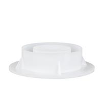Milky Moule à fromage avec couvercle Ø 190 mm - Set de moules à fromage de qualité supérieure pour faire soi-même du fromage - Moule à fromage pour camembert et fromage à la crème - Moule à fromage
