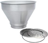Milky Tamis à lait n° 2, aluminium, 6 L tamis en aluminium étiré en forme d'entonnoir