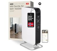 Radiateur bain d'huile connecté Mill Gentle Air Wifi 1500W Blanc Blanc G