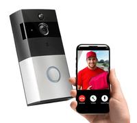 Millarco Home IT® Sonnette Vidéo Wi-FI avec Caméra HD - Détection de Mouvement, Audio Bidirectionnel, Vision Nocturne, Stockage Cloud/SD, Compatible Smartphone