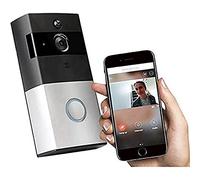 Millarco Sonnette de Porte vidéo étanche IP33 pour extérieur - Vidéo Door Bell 720P HD WiFi - Caméra de Surveillance avec Batterie - Vidéo en Temps réel - App iOS et Android - 61700