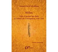 Millau. Terre d'accueil des Juifs à l'ombre de l'Occupation, 1940-1944 - David Mendelson - Orizons - broché - Essai