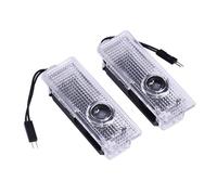MILLAY Projecteur LED for Porte de Voiture, 2 pièces, Lampe de Bienvenue for Mini Cooper S Works One R50 R52 R53 R55 R57 R58 R59 R60, décor Lumières de Marche de courtoisie
