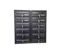 MILLE Boîte aux lettres en copropriété 12 places 90 x 17 x 42 h Modèle modulaire
