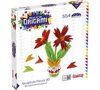 Mille et Un Origami - Sculpture Fleurs 3D - Activités Manuelles - Dès 8 ans - Lansay