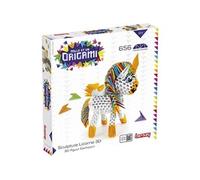 Mille Et Un Origami - Sculpture Licorne 3D - Activités Artistiques - Pliage & Sculpture - Dès 8 ans - Lansay