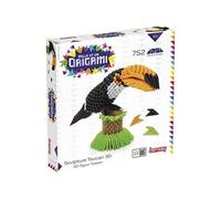 Mille Et Un Origami - Sculpture Toucan 3d - Activit?S Artistiques - Pliage & Sculpture - Des 8 Ans - Lansay