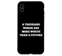 Mille Mots Valent Plus qu'une Image Coque pour iPhone XS Max