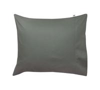 Mille Notti Taie d’oreiller Satina plain Vert. 50x60 cm