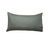 Mille Notti Taie d’oreiller Satina plain Vert. 50x90 cm