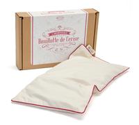 MILLE OREILLERS-Bouillotte en noyau de cerise avec enveloppe en coton bio L'incomparable - 20 x 40 cm