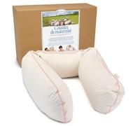 Mille Oreillers Coussin de maternité en Laine Vierge Naturelle | Fabrication française, garnissage 100 % laine vierge, grossesse, allaitement, soutien ergonomique et confort naturel