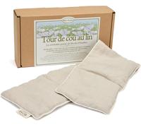 Mille Oreillers Tour De Cou Au Linchauffant - 15 X 75 Cm - Se Réchauffe Au Micro-Ondes - Soulage Douleurs Cervicales