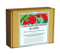 MILLE OREILLERS Tour de Cou aux noyaux de cerises - 35 x 30 cm - Effet décontracturant et apaisant - Nuque et épaules
