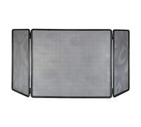 MILLE Pare-brise carré 3 portes 110 x H 55 cm Noir Moderne