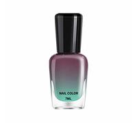 Mille Vernis à ongles à changement de température de couleur, séchage rapide, dégradé de couleur, huileux, chaud et froid, 7 ml, avec poudre (D, taille unique)