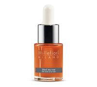 Millefiori Milano 7FIBT Huile parfumée soluble dans l'eau avec note parfumée Black Tea Rose 15 ml
