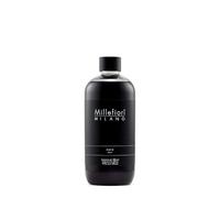 MILLEFIORI Milano Nero Recharge de Diffuseur, Verre, Noir, 12,5 x 6,5 x 17,7 cm