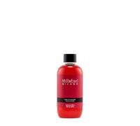 Millefiori Milano Pomme & Cannelle Recharge de Diffuseur, Verre, Rouge, 6 x 5,2 x 13,2 cm