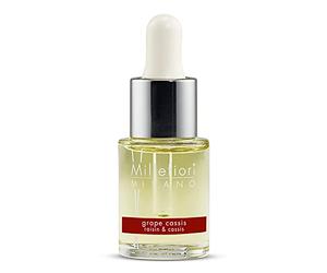 Millefiori Milano Raisin Cassis Parfum d'Intérieur Soluble dans l'eau Natural, Verre, Rouge, 5,5 x 11,8 x 5,3 cm