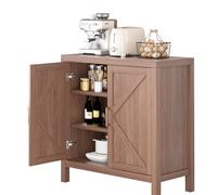 MilleLoom Buffet avec étagères réglables, table console de bar de ferme, armoire de rangement pour cuisine et salle à manger (90,2 cm H 76,2 cm L 35,6 cm l)