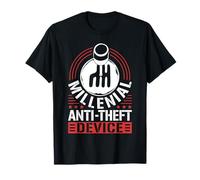 Millennial Anti-Theft Device Funny Stick Shift Meme T-Shirt