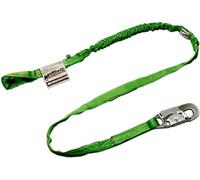 Miller by Honeywell 233TWLS/6FTGN Manyard Cordon haute performance absorbant les chocs avec 1 mousqueton de verrouillage et 1 boucle d'étranglement, vert