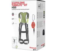 Honeywell Miller H500 PSS Edge Kit d'Échafaudage avec H500 Harnais Securité Antichute Modèle IC6 Taille 2, Turbolite Ligne de Vie 2M et Sac à Dos, 1036597