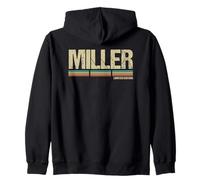 Miller Nom Prénom Rétro Vintage Anniversaire Sweat à Capuche