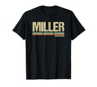 Miller Nom Prénom Rétro Vintage Anniversaire T-Shirt